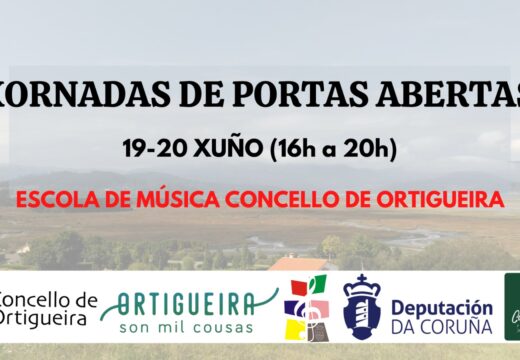 A Escola de Música de Ortigueira organiza unhas xornadas de portas abertas para dar a coñecer a institución